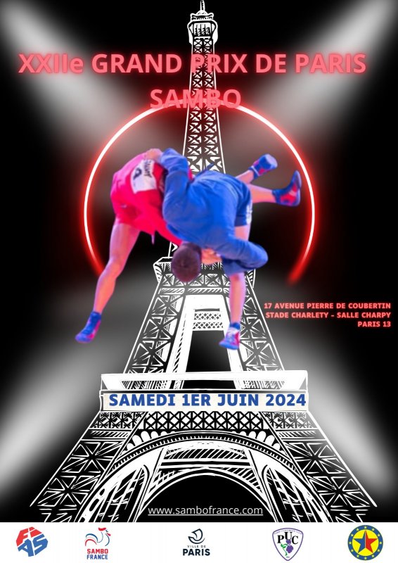 affiche GRAND PRIX DE PARIS / SAMBO PARIS GREAT PRIZE 2024
